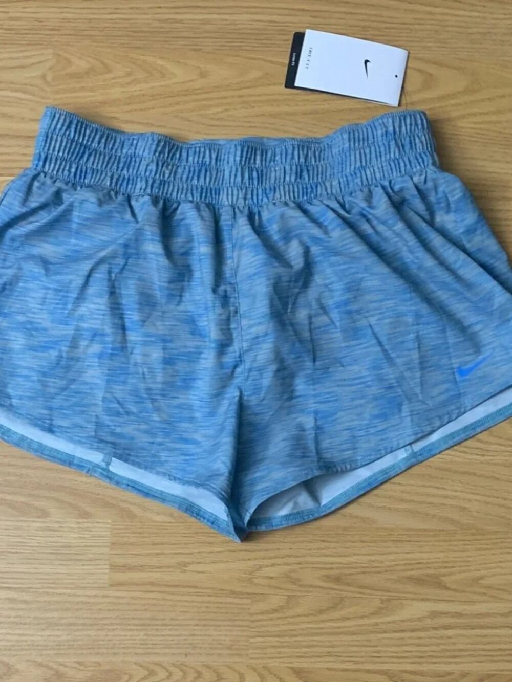 Nike Training Shorts Dri Fit Loose Fit Liner Womens Blue HJ6347-464 Size XL